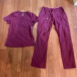 Scrub set / normal wear / slim fit
